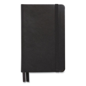 TRU RED™ Flexible-cover Business Journal, 1 Subject, Dotted Rule, Black Cover, 3.5 X 5.5, 128 Sheets freeshipping - TVN Wholesale